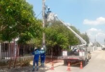 Este martes, cambian redes en San Isidro y Alfonso López